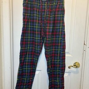 Polo Ralph Lauren Green & Red Plaid Lounge Sleep Pants
